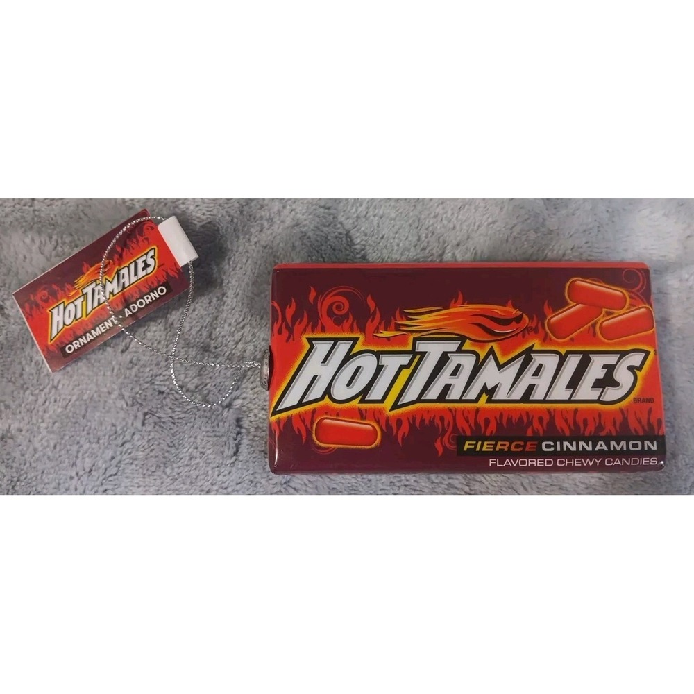 Hot Tamales Ornament Cinnamon Candy‎ Faux Food Christmas Novelty 2024